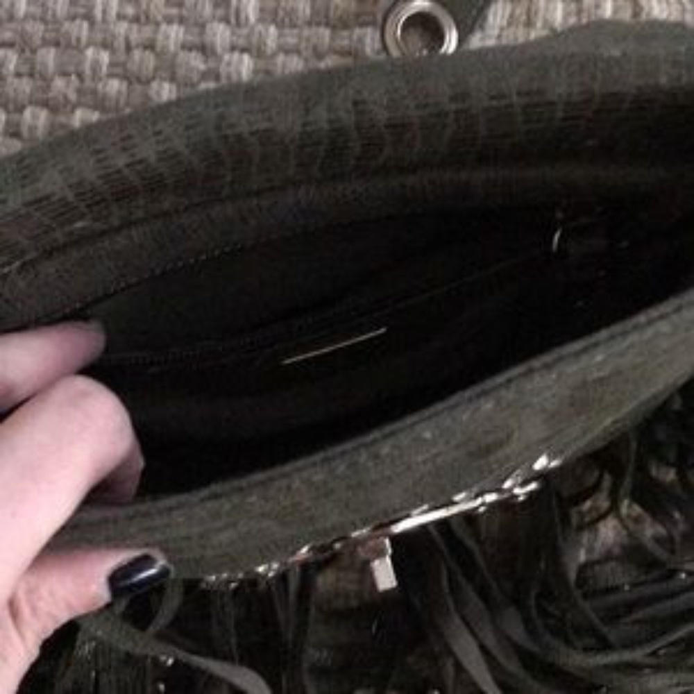 cache shoulder bag cache evening bag fringe - Picture 4 of 6